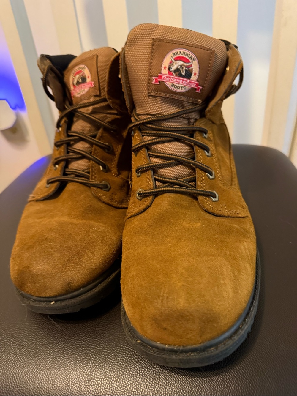 Brahma Tan Suede Men's Work Boots waterproof 11w